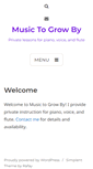 Mobile Screenshot of musictogrowby.com